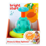 Press & Glow Spinner Cause and Effect Musical Baby Toy - toylibrary.lk