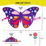 jackinthebox Butterflies Craft kit for kids - toylibrary.lk