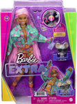 Extra Doll #10 in Floral-Print Jacket & Jogger Set with DJ Mouse Pet - toylibrary.lk