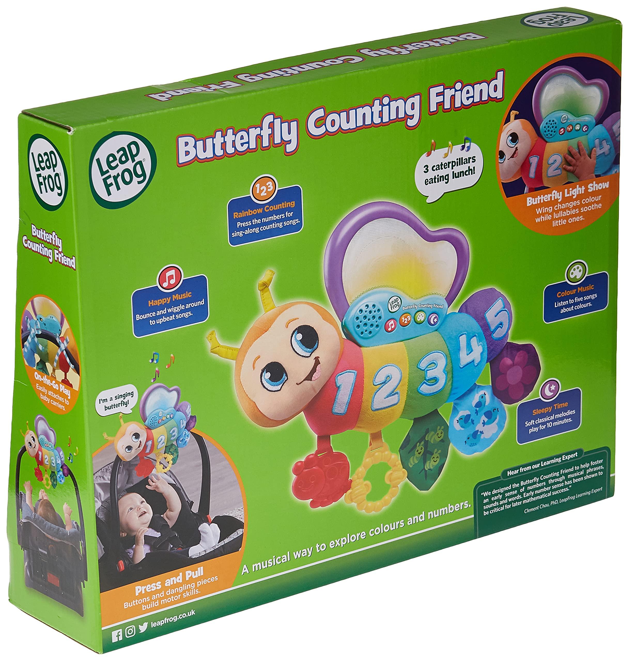 LeapFrog Butterfly Counting Friend Baby Toy Baby Musical Toy with Sounds Letters Numbers Interactive Educational Toy for Babies 1 2 3 Year Olds Boys Girls toylibrary.lk