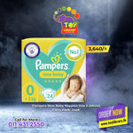 PAMPERS New Baby size 0 (1-2,5 kg) - Pack of 24 nappies - toylibrary.lk