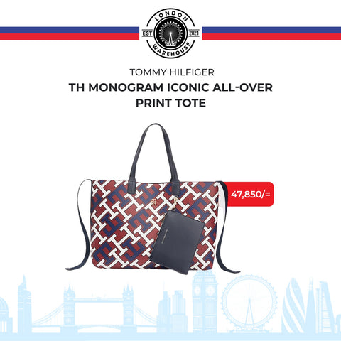 TH MONOGRAM ICONIC ALL-OVER PRINT TOTE