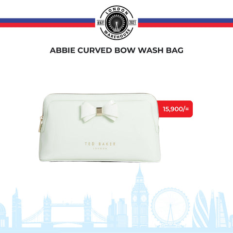 Abbie Curved Bow Wash Bag
