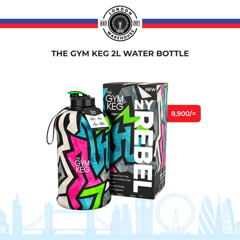 The Gym Keg 2L water bottle