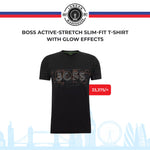 ACTIVE-STRETCH SLIM-FIT T-SHIRT WITH GLOW EFFECTS