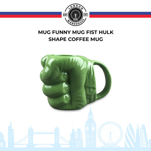 Mug Funny Mug Fist Hulk Shape Coffee Mug Ceramic Cup