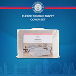 Fleece Double Duvet Cover Set