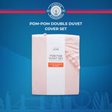 Pom-Pom Double Duvet Cover Set