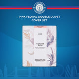 Pink Floral Double Duvet Cover Set
