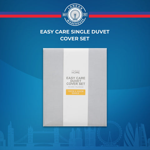 Easy Care Single Duvet Cover Set