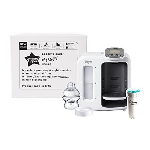 Tommee Tippee Perfect Prep Day & Night, Baby Bottle Maker Machine with  Digital Display and Adjustable Volume, Black : : Baby Products