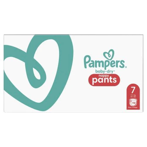 Pampers Baby-Dry Size 7 Nappy Pants Essential Pack 25pk | toylibrary.lk