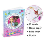 Barbie Colour Your Own Pencil Case Including Diary - toylibrary.lk