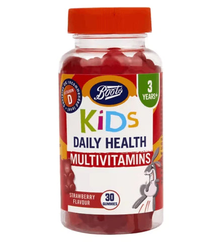 Boots Kids Daily Health Multivitamins Strawberry Flavour - 30 Gummies - toylibrary.lk