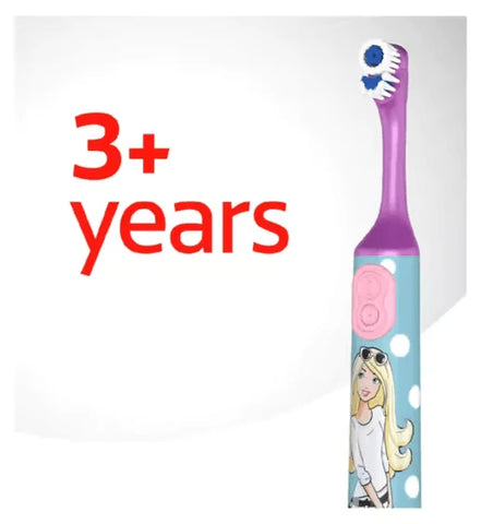 Colgate Kids Barbie Extra Soft Battery Toothbrush - toylibrary.lk