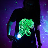 Dinosaur Kids Interactive Glow in The Dark T-shirt - toylibrary.lk
