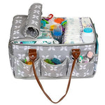 Extra Large Diaper Caddy, Craft, Toy Organizer with Zip-Top Cover - toylibrary.lk