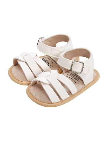 Infant Baby Girls Sandals Summer Crib PU Leather