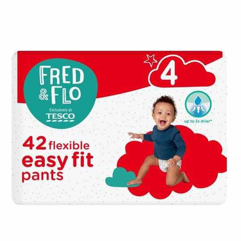 Fred & Flo Easy Fit Pants Size 4 42Pk - toylibrary.lk