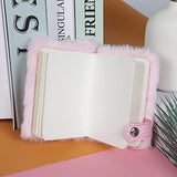 Girls Pink Unicorn Diary Mini Size with Keyring - toylibrary.lk