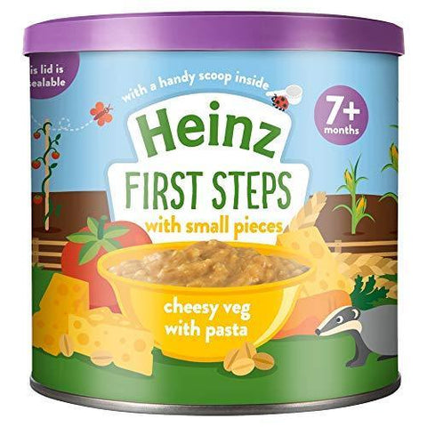 Heinz 7+ Months First Steps Cheesy Veg with Pasta - toylibrary.lk