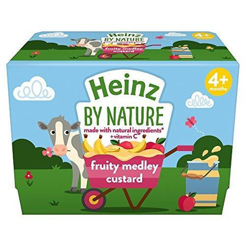 Heinz Fruit Medley Custard 4+ Months - toylibrary.lk