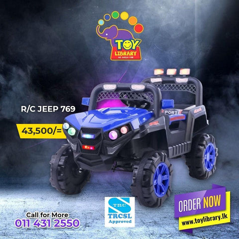Kids Jeep 769 remote control / Ride on - toylibrary.lk