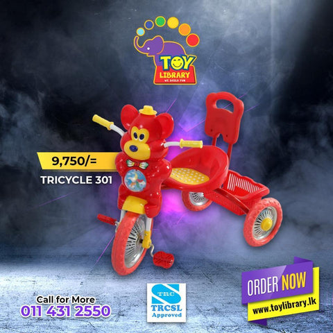 Kids tricycle 301 - toylibrary.lk