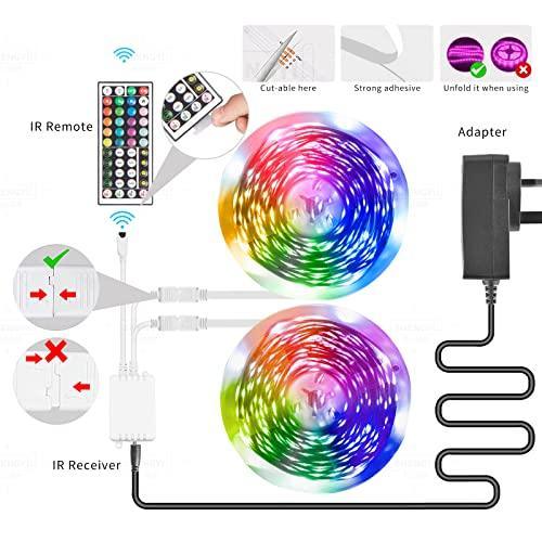 Ksipze 30m Led Strip Lights RGB Music Sync Color Changing Smart Lights toylibrary.lk