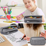 Large Pencil Cases for Kids, Big Capacity Pencil Bag Pouch with 3 Compartments - toylibrary.lk