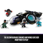 Marvel Shuri's Sunbird, Black Panther Aircraft Buildable Toy Vehicle for Kids - toylibrary.lk