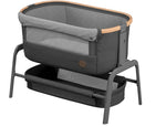 Maxi-Cosi Iora Co-Sleeper, Bedside Crib with Easy Slide Function, Essential Graphite - toylibrary.lk