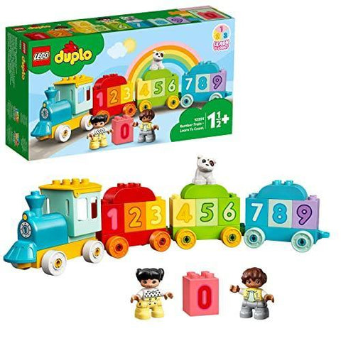 My First Number Train Toy with Bricks for Learning Numbers - toylibrary.lk
