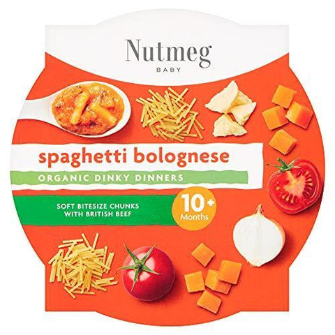 Nutmeg Spaghetti Bolognese 10M+ 190G,, 1 x 1 g - toylibrary.lk