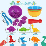 Rainbow Counting Dinosaur with Color Sorting Cups - toylibrary.lk