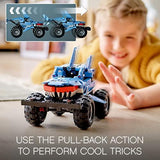 Technic Monster Jam Megalodon 2 in 1 Pull Back Shark Truck - toylibrary.lk