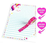 Unicorn Letter Writing Set For Girls, 45 Piece Stationery Set Great Gift for Girls - toylibrary.lk