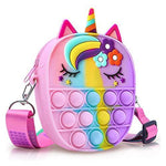 Unicorn Pop Bag it Fidget Bag,Silicone Push Bubble Bag Fashion Rainbow - toylibrary.lk