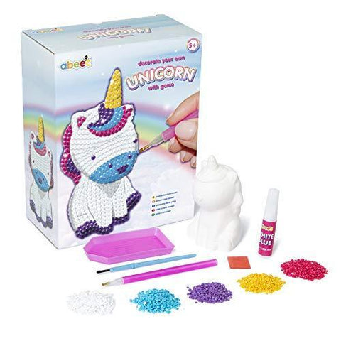 Your Own Unicorn with Gems - Diamond Art For Kids - toylibrary.lk